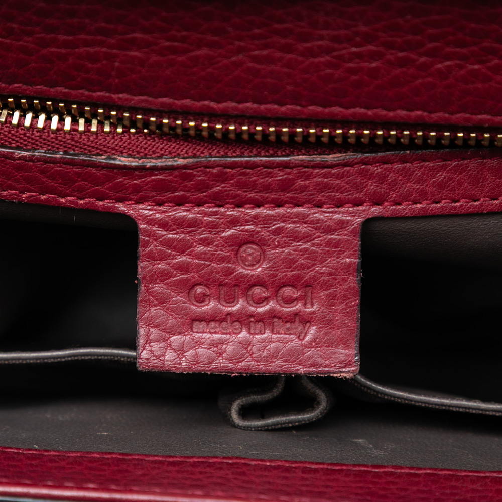 Pre-Loved Gucci Medium Leather Miss Bamboo Crossbody - Picture 5 of 7